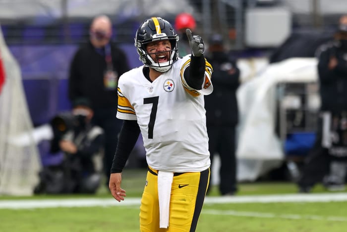 Pittsburgh Steelers quarterback Ben Roethlisberger on Sunday.