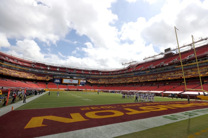 Washington Football Team field.