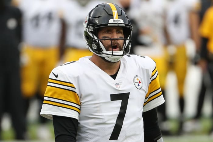 Pittsburgh Steelers quarterback Ben Roethlisberger on Sunday.
