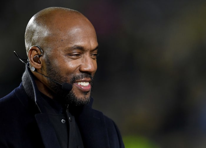 ESPN analyst Louis Riddick smiles in a photo. He's a member of the Monday Night Football team.