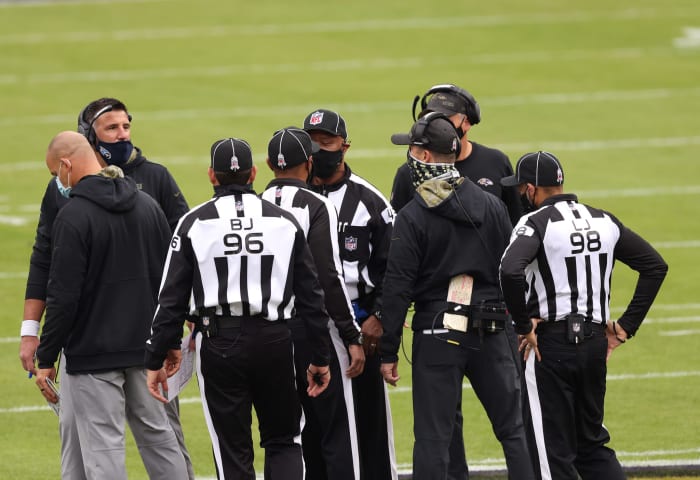 Baltimore Ravens head coach John Harbaugh on Sunday.