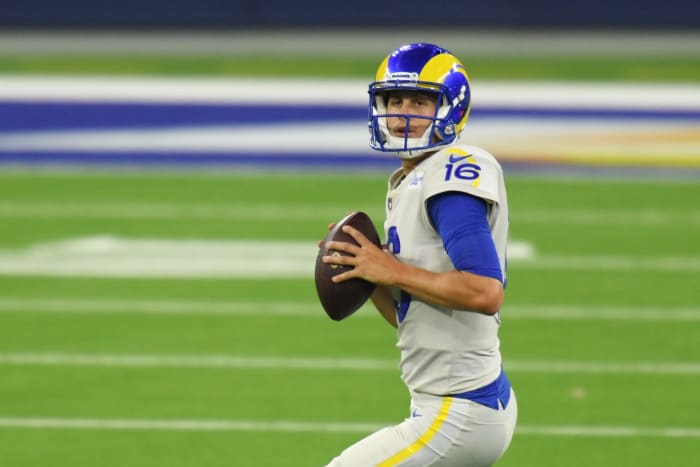 Los Angeles Rams quarterback Jared Goff.