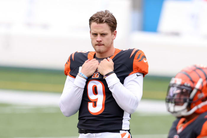 Cincinnati Bengals rookie quarterback Joe Burrow.