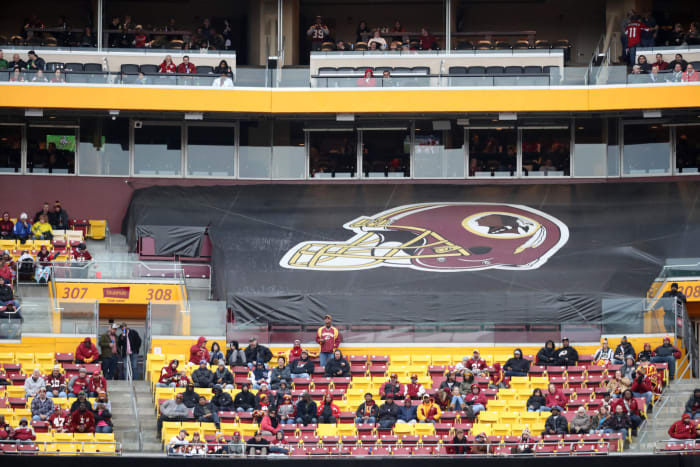 An interior view of the Washington Football Team stadium.