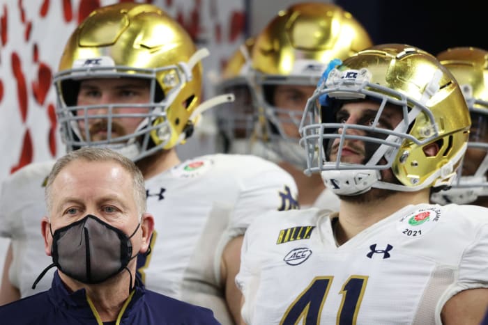 Brian Kelly prepares for the College Football Playoff game against Alabama.