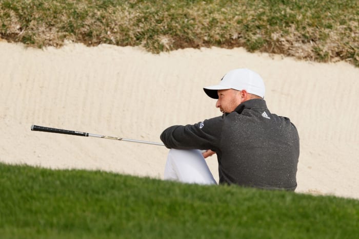 Daniel Berger in the final round of the pro-am.