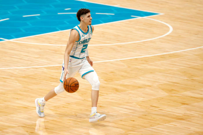 Charlotte Hornets point guard LaMelo Ball.