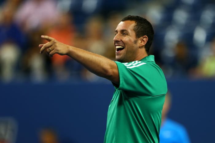 Adam Sandler pointing.