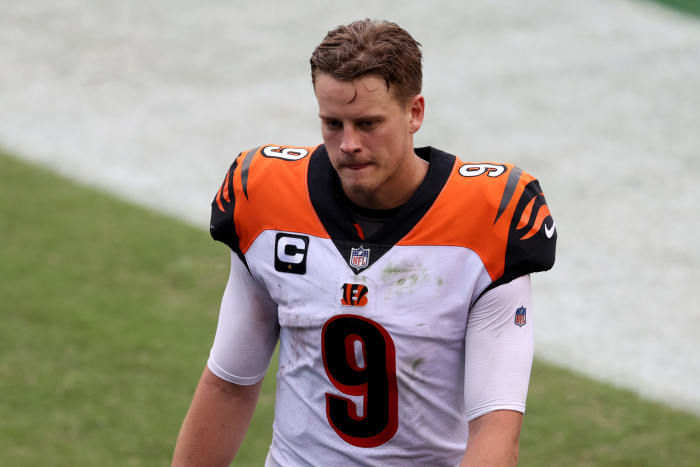 Cincinnati Bengals quarterback Joe Burrow on Sunday.