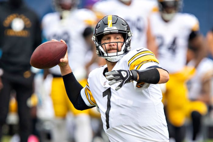 Pittsburgh Steelers quarterback Ben Roethlisberger on Sunday.