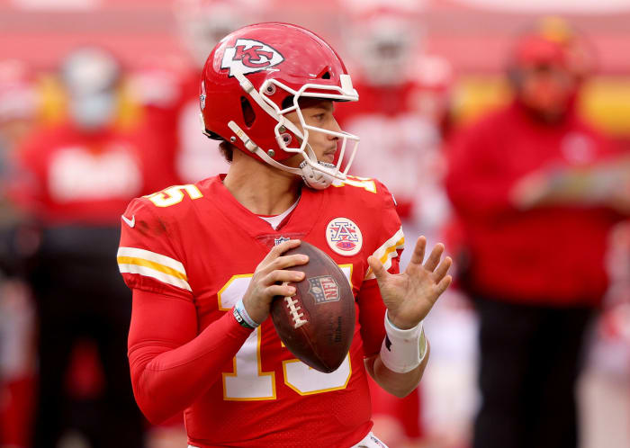 Kansas City Chiefs quarterback Patrick Mahomes on Sunday.