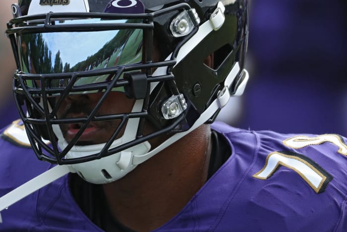 Baltimore Ravens offensive lineman Ronnie Stanley.
