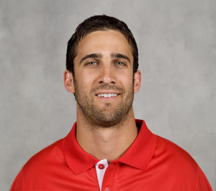 A closeup head shot of Nick Sirianni in 2010.
