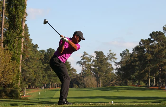 Tiger Woods at The Masters on Saturday, Nov. 14.