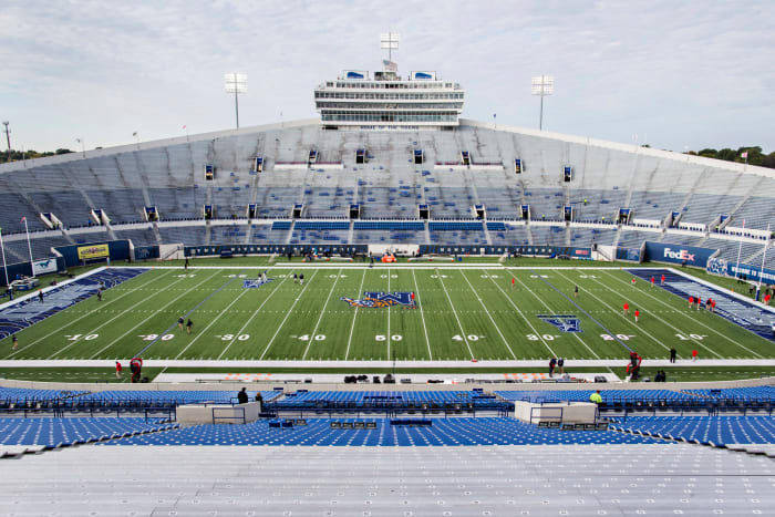 Memphis football stadium the Liberty Bowl.