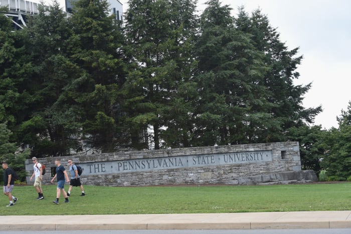 A general view of Penn State's campus.