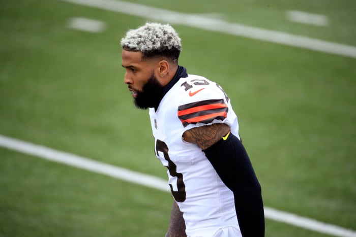 Cleveland Browns wide receiver Odell Beckham is injured.
