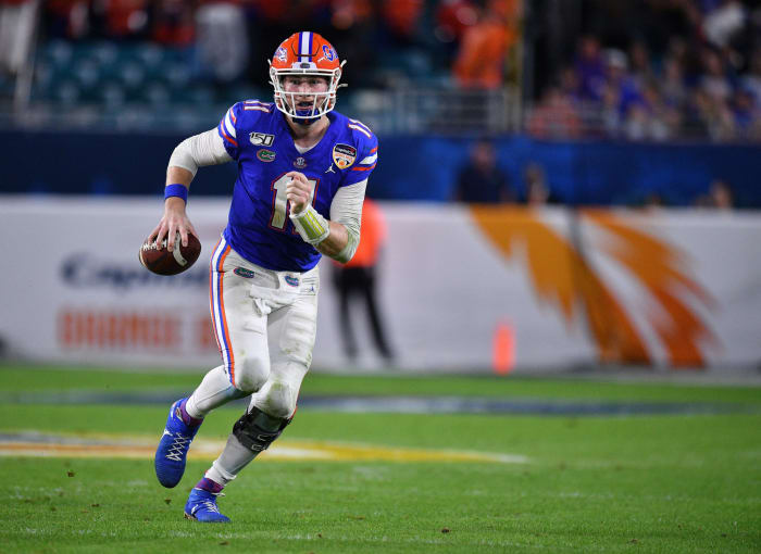Florida Gators quarterback Kyle Trask against LSU.