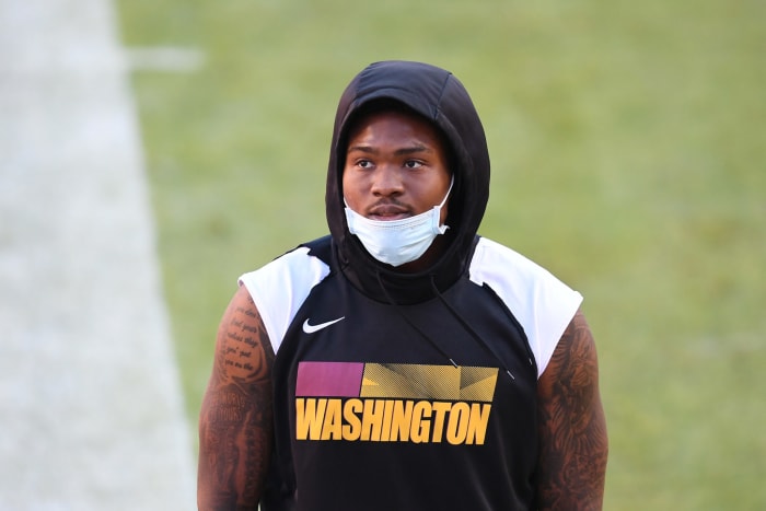 Washington Football Team quarterback Dwayne Haskins.