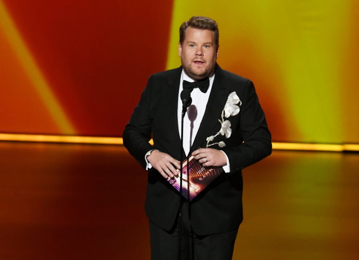 James Corden speaks onstage during the 71st Emmy Awards