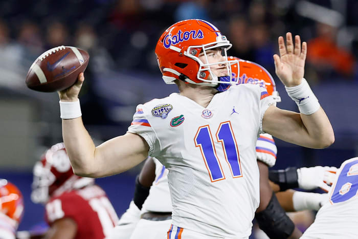 Florida Gators quarterback Kyle Trask against Oklahoma.