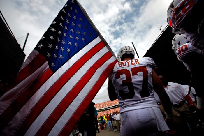 Former Texas Longhorns football player Nate Boyer.