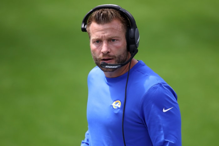 Los Angeles Rams head coach Sean McVay.