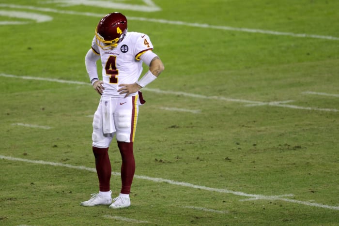 Washington Football Team quarterback Taylor Heinicke.