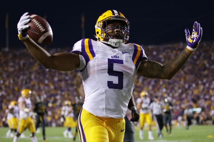 Derrius Guice now plays for the Washington Redskins.