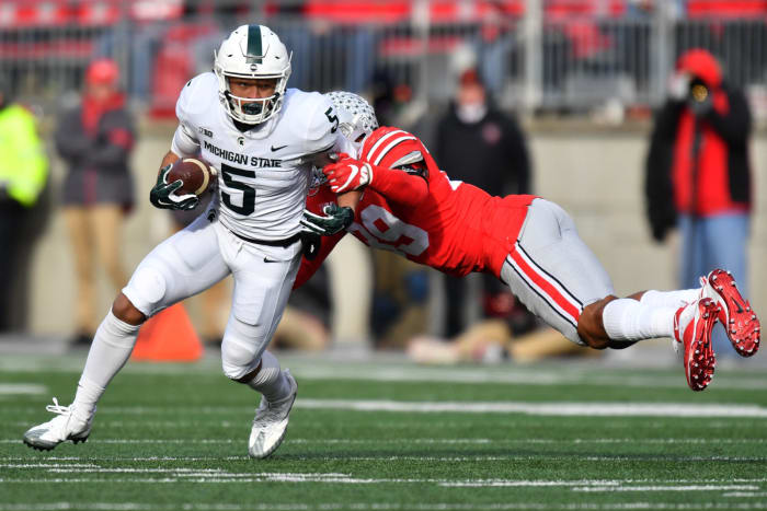 Former Michigan State wide receiver Hunter Rison.