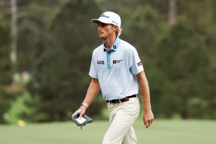 Masters contender Will Zalatoris on Sunday at The Masters.