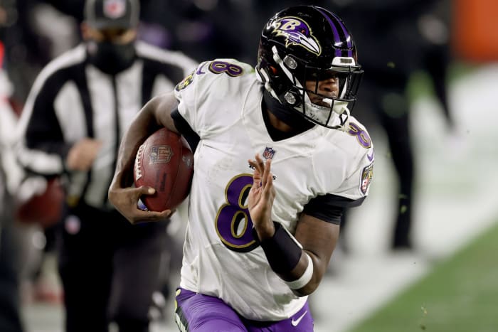 Baltimore Ravens quarterback Lamar Jackson on Monday night.