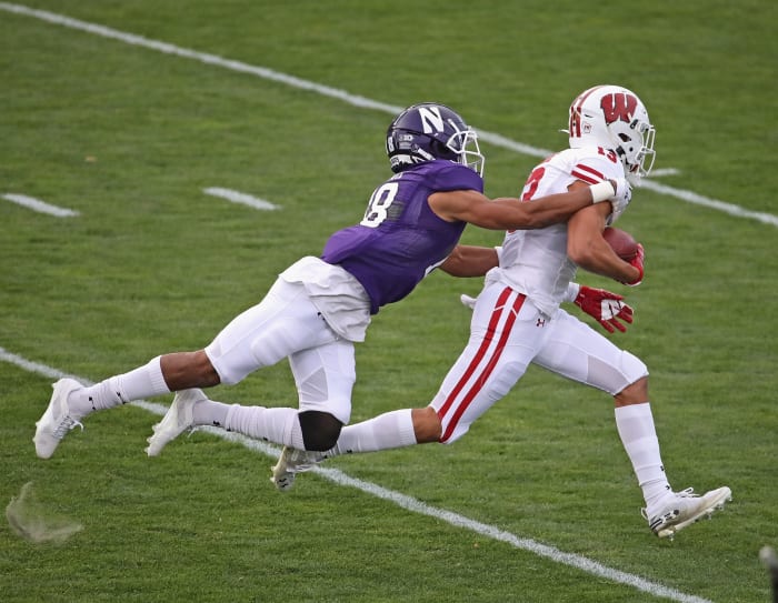 Wisconsin vs Northwestern on Saturday night.