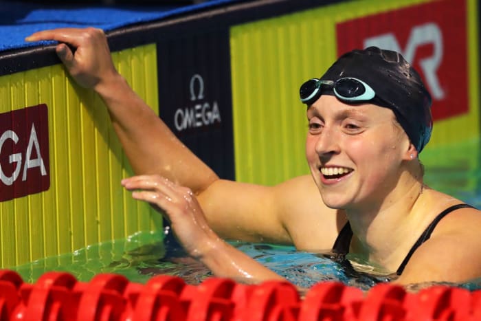 Sports World Reacts To Katie Ledecky's Performance - The Spun