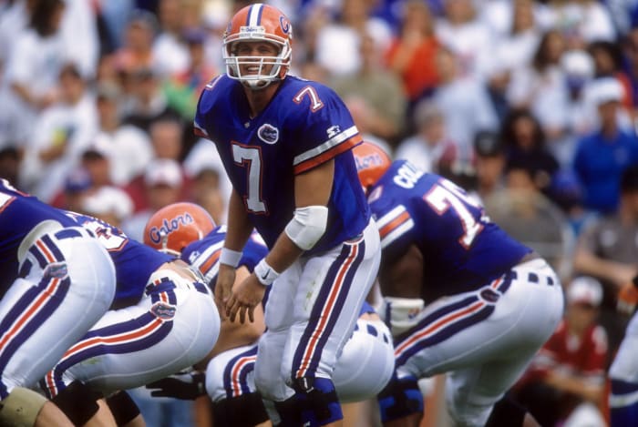 Florida quarterback Danny Wuerffel prepares for a snap.