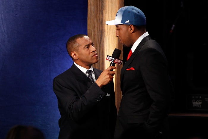 Mark Jones at the 2011 NBA Draft.
