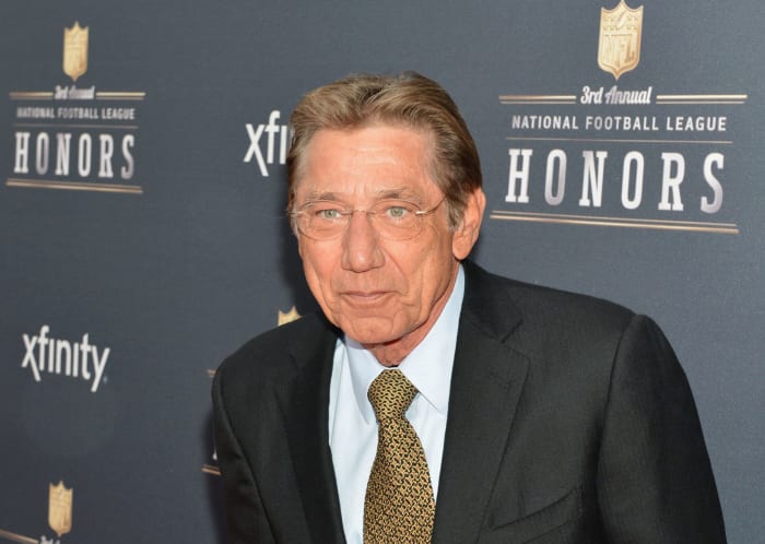 Joe Namath on the Red Carpet.