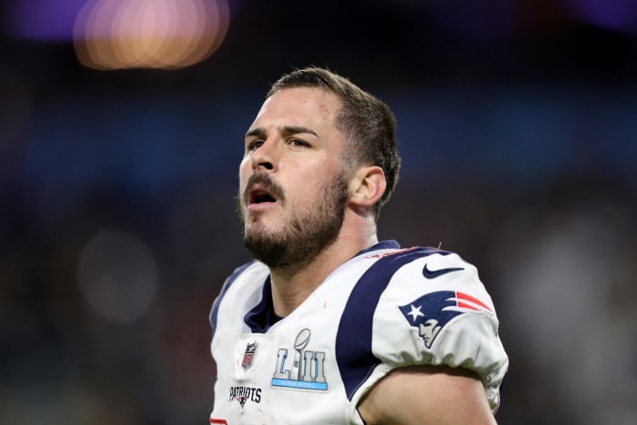 A closeup of Danny Amendola.