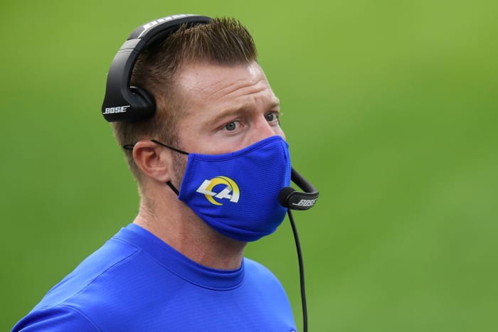 Rams head coach Sean McVay.