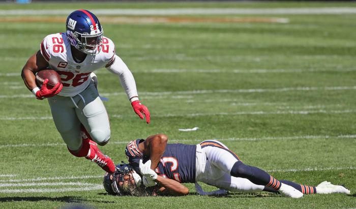 New York Giants running back Saquon Barkley.