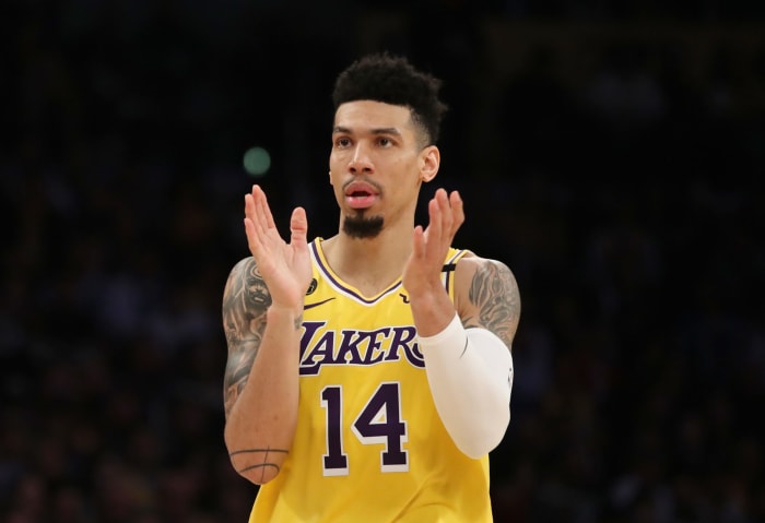 Los Angeles Lakers forward Danny Green.