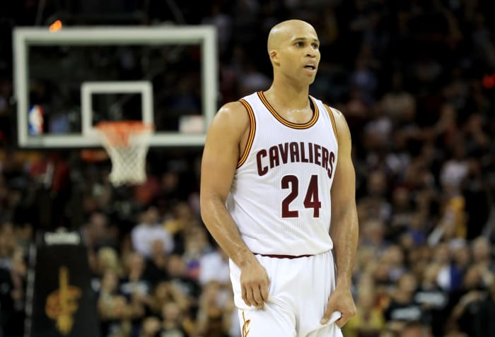 Richard Jefferson on the court for the Cleveland Cavaliers.
