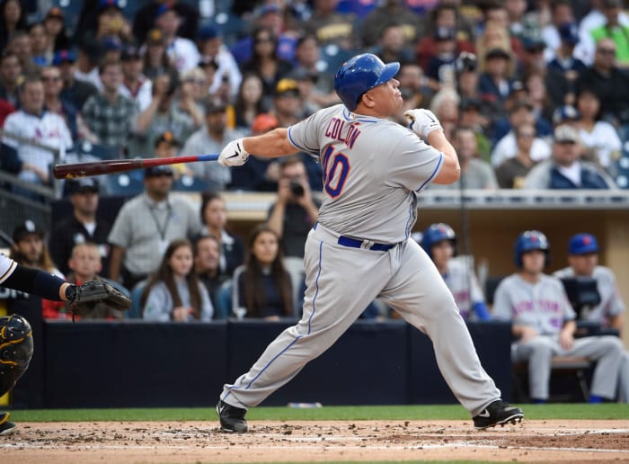 Bartolo Colon crushes a home run.