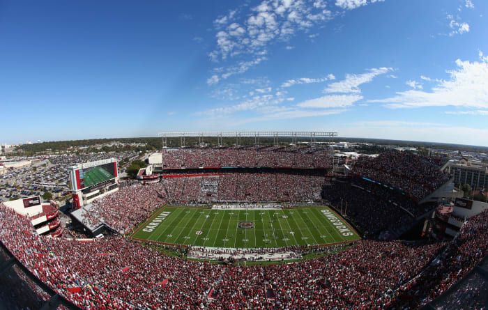 General view of Williams-Brice Stadium.