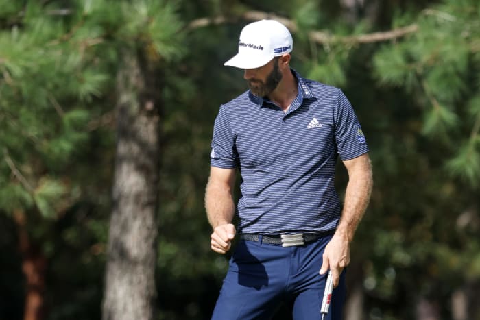 Dustin Johnson makes history at The Masters.