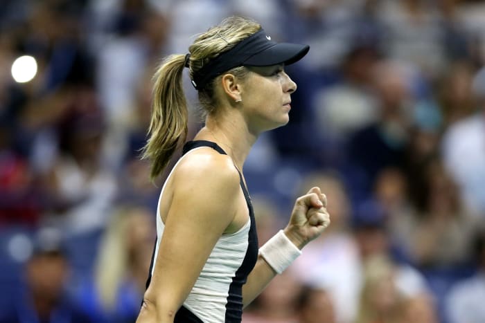 A closeup of Maria Sharapova.