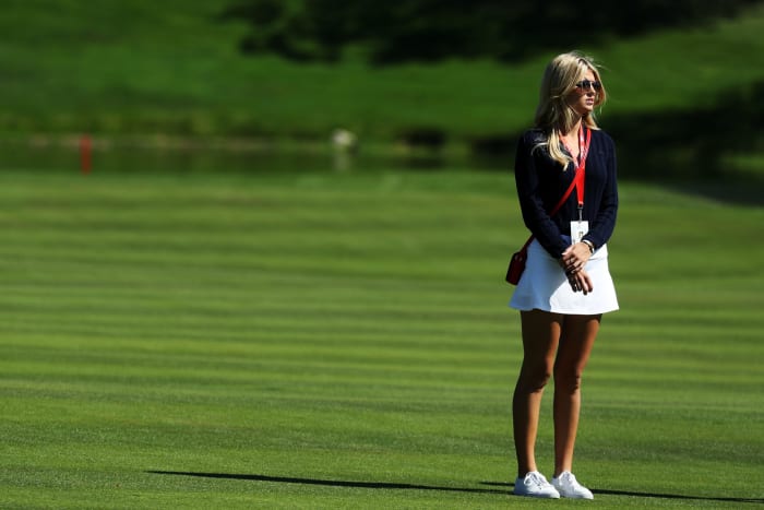 Tori Slater supporting Daniel Berger.