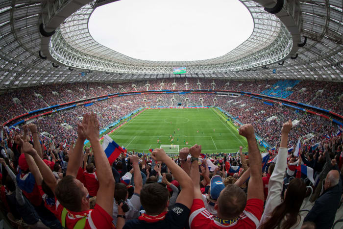 World Cup stadium.