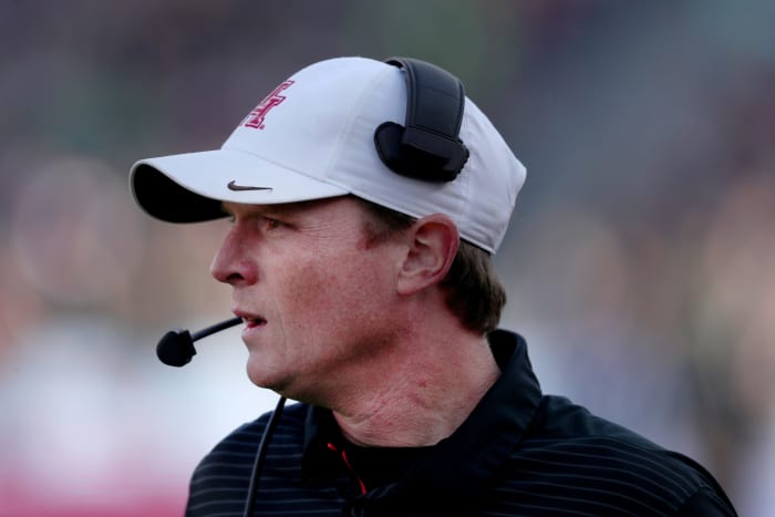 A close up side profile of Major Applewhite.