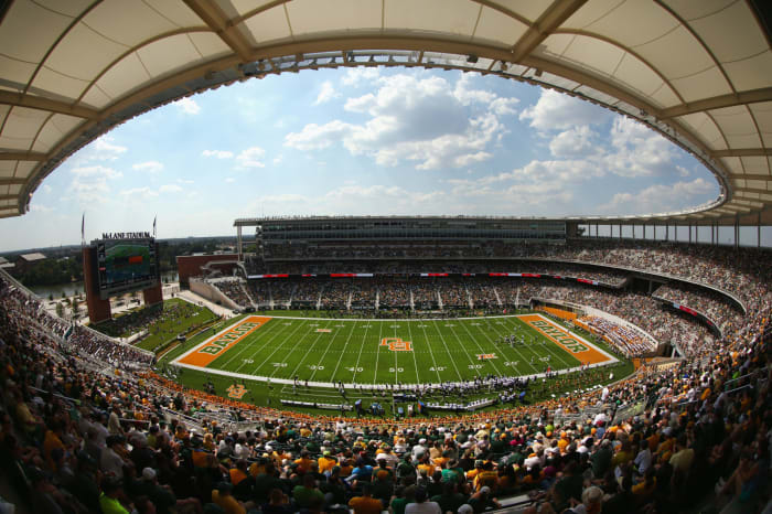 A general view as the Baylor Bears take on the Rice Owls in the second quarter at McLane Stadium.